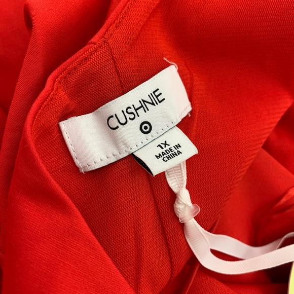NWT Cushnie x Target Red Asymmetrical Dress XL,1X - Picture 10 of 10